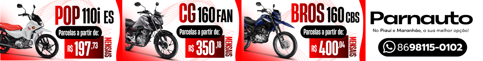 Banner Parnauto Honda